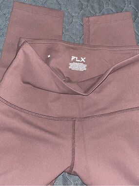 FLX Women's High-Waist Leggings in Mauve